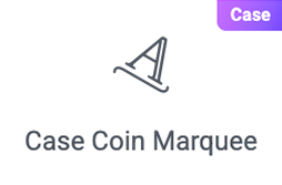 Widget coin marquee