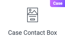 Widget contact box