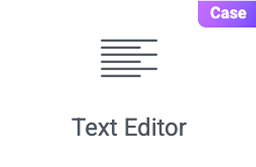 Widget text